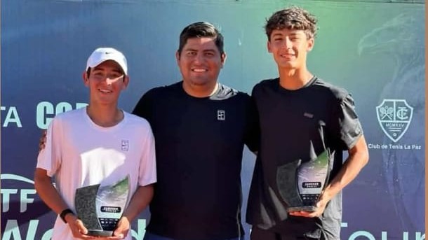 Pietro Gava é campeão de duplas no J200 de La Paz. Beatriz Nahmias é vice