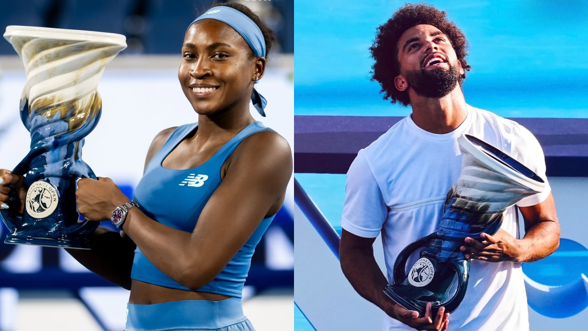 Coco Gauff e Arthur Fils são campeões em Cincinnati