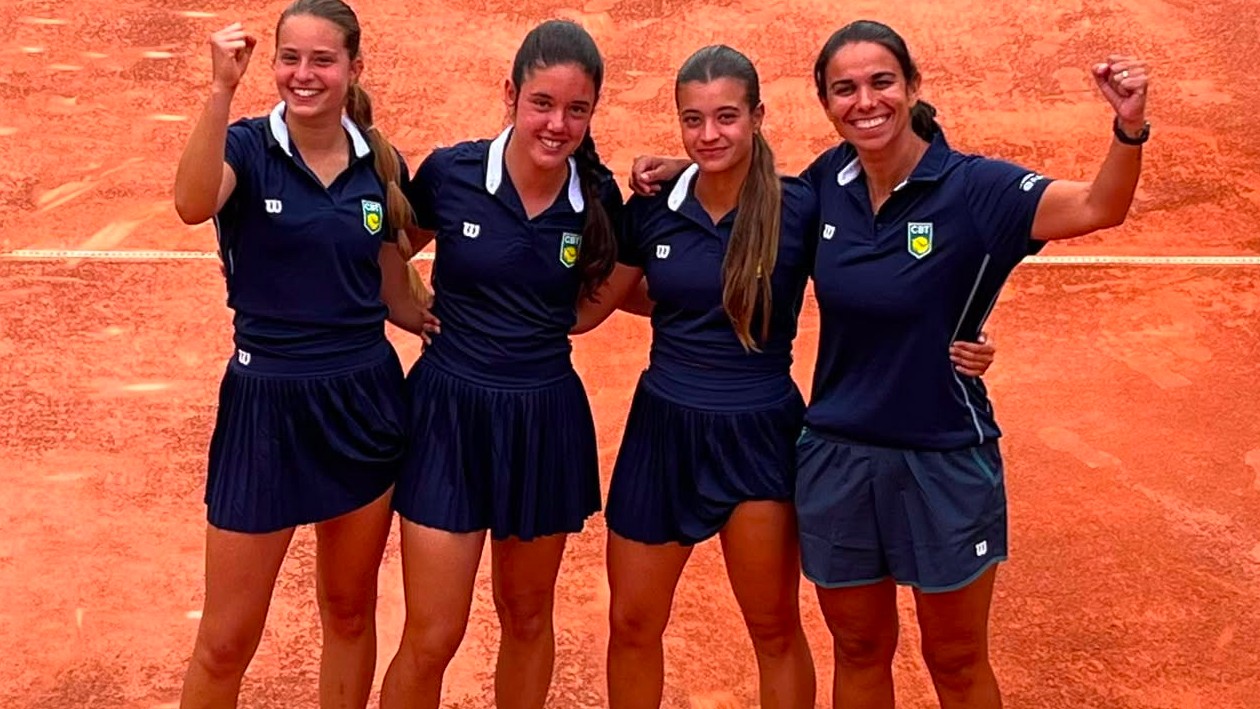 Carbone, Tourinho e Silenci representarão o Brasil na Billie Jean King Cup Junior