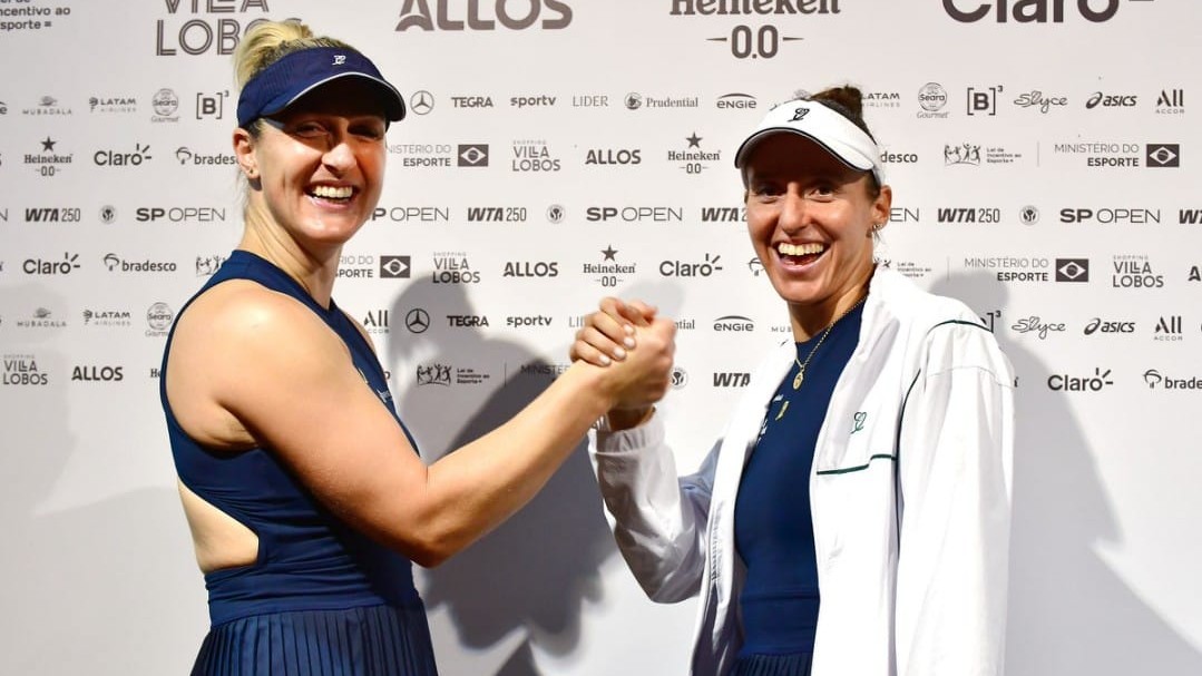 Luísa Stefani e Gabriela Dabrowski são as campeãs de duplas do SP Open