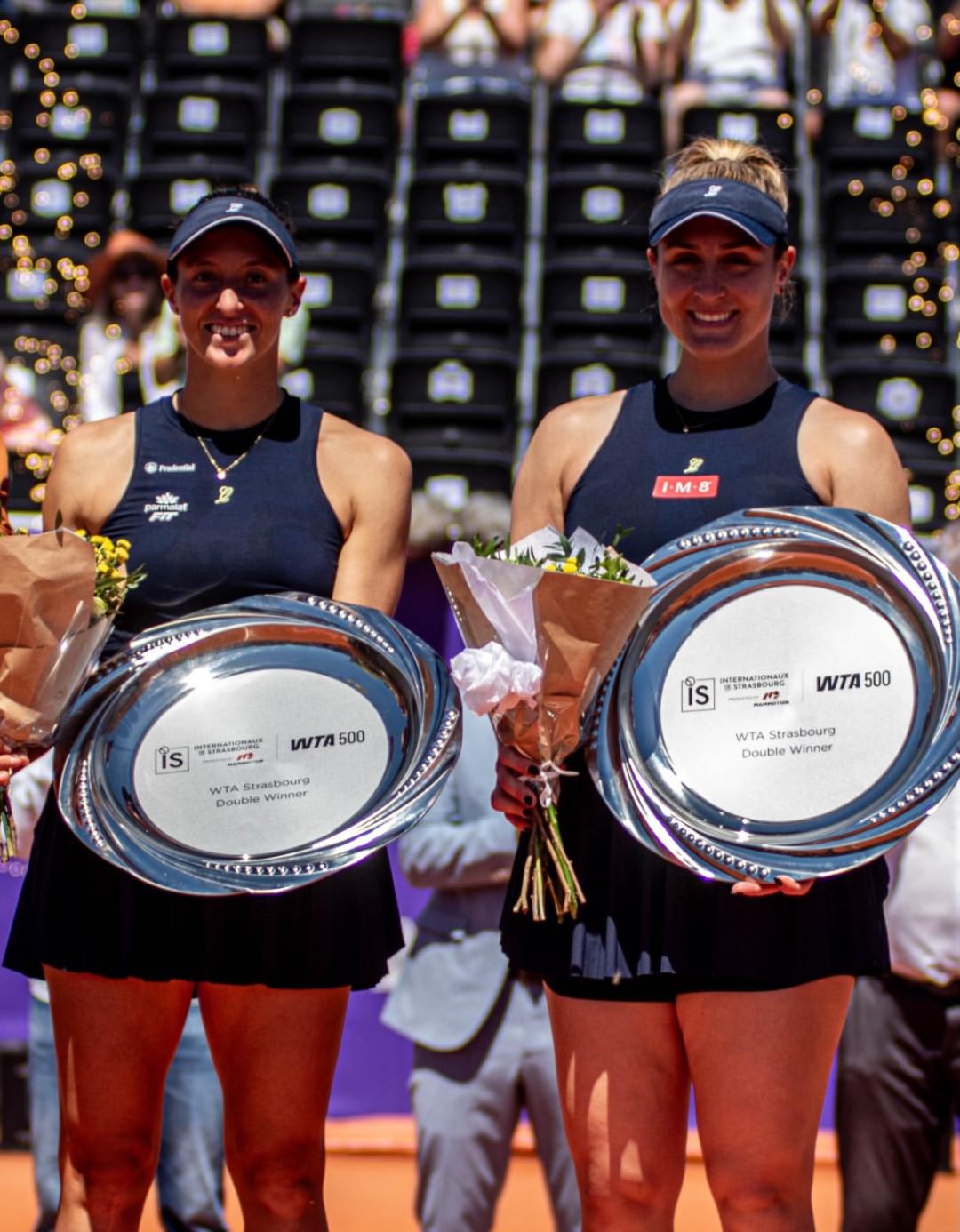 Luísa Stefani conquista 2° título do ano com Dabrowski e conquista o bicampeonato em Estrasburgo