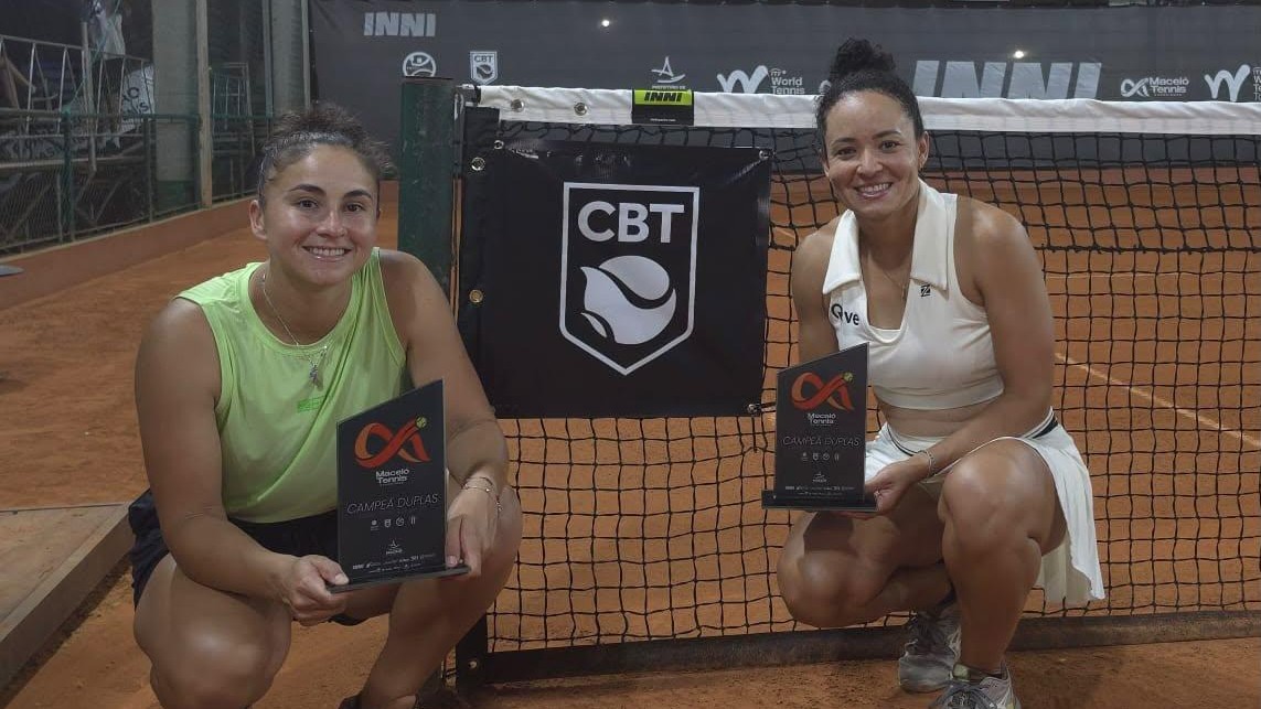 REBECA PEREIRA E GATICA CONQUISTAM TÍTULO DE DUPLAS NO W15 DE MACEIÓ
