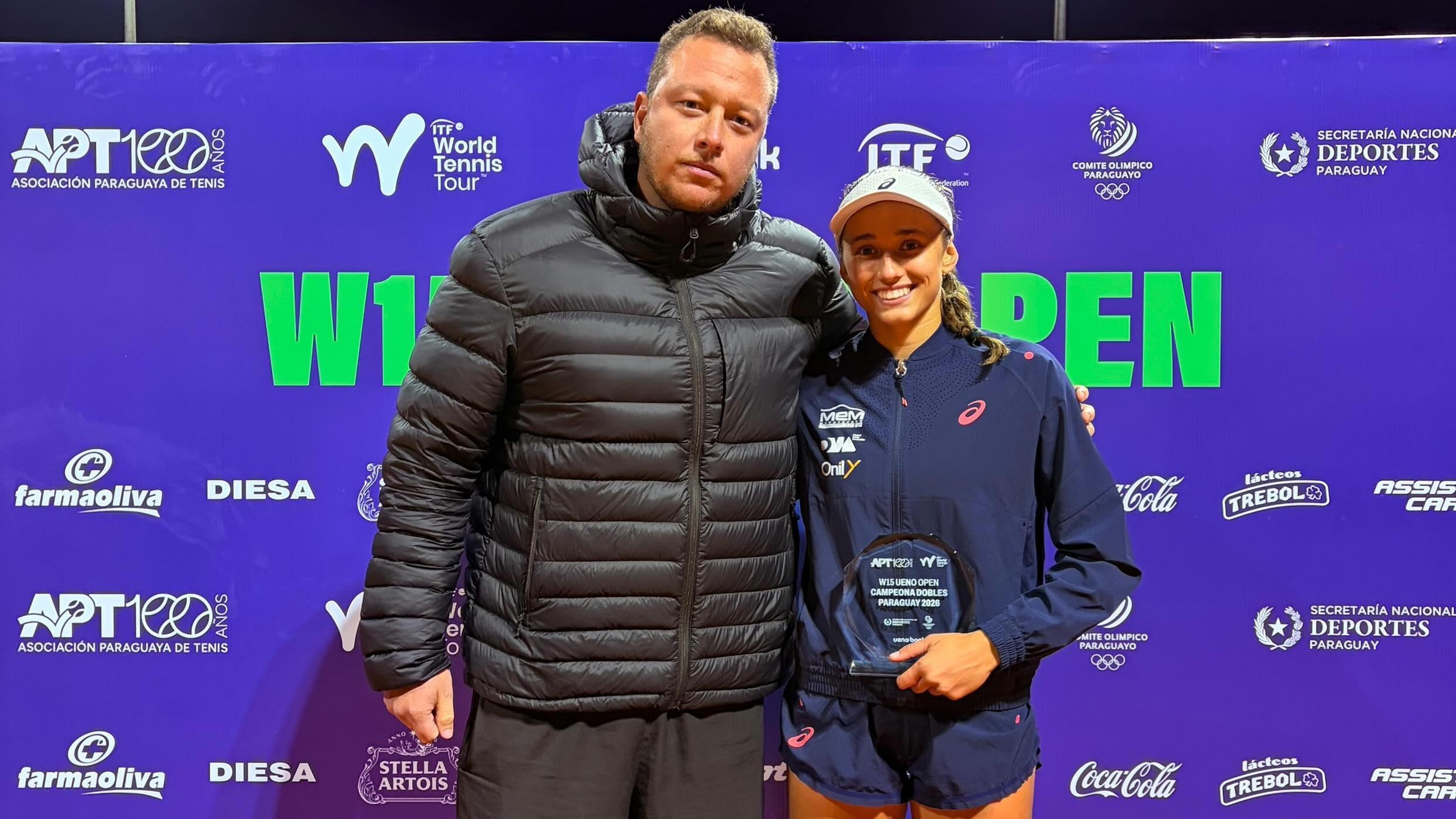 ANA CANDIOTTO CONQUISTA TÍTULO DE DUPLAS NO PARAGUAI E SOMA 17º TROFÉU DA CARREIRA